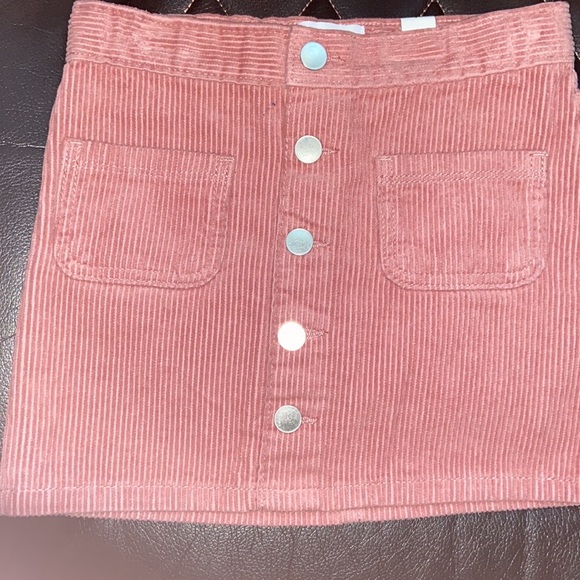 Other - Pink Corduroy Skirt Size 4